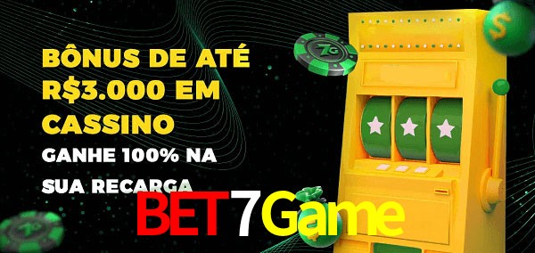 Bet7Game melhor bônus de depósito