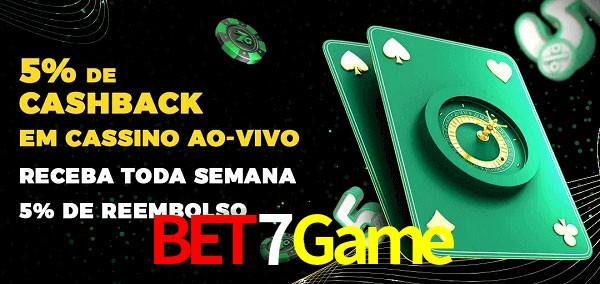 Promoções do cassino ao Vivo Bet7Game